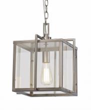 Trans Globe 10210 BN - 1LT PENDANT-SQUARE-EDISON-BN (